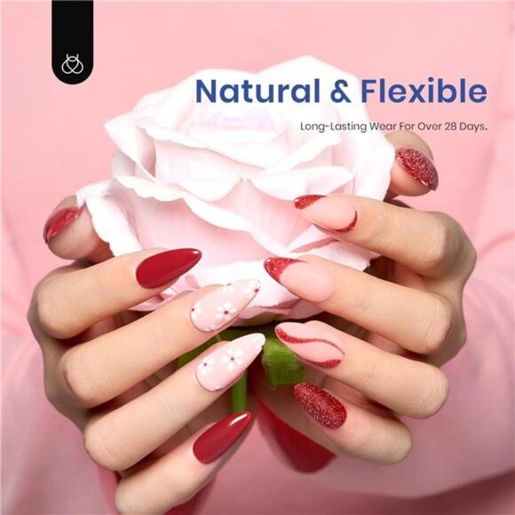 Gel Nail Kit Easy Nail Extension Set Etch X Nail Tips 500Pcs Half Matte Pre-file - Picture 4 of 7